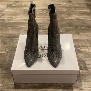 Rhinestone Steve Madden boot heels